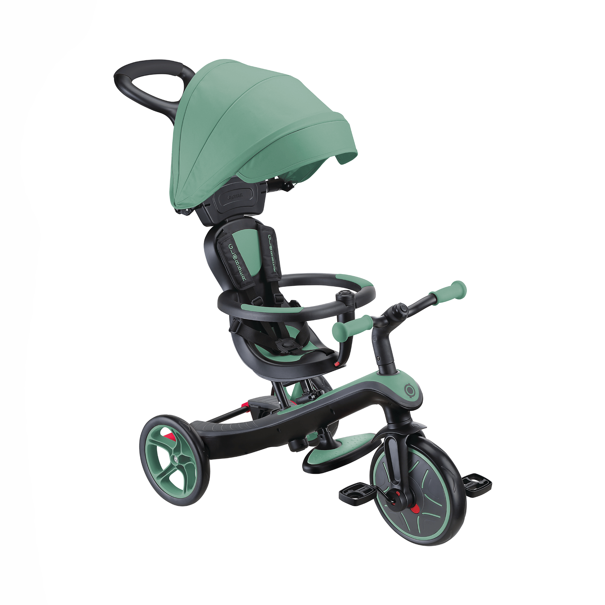 4in1 Explorer Trike Olivgrün GLOBBER Grün 2000587707604 1