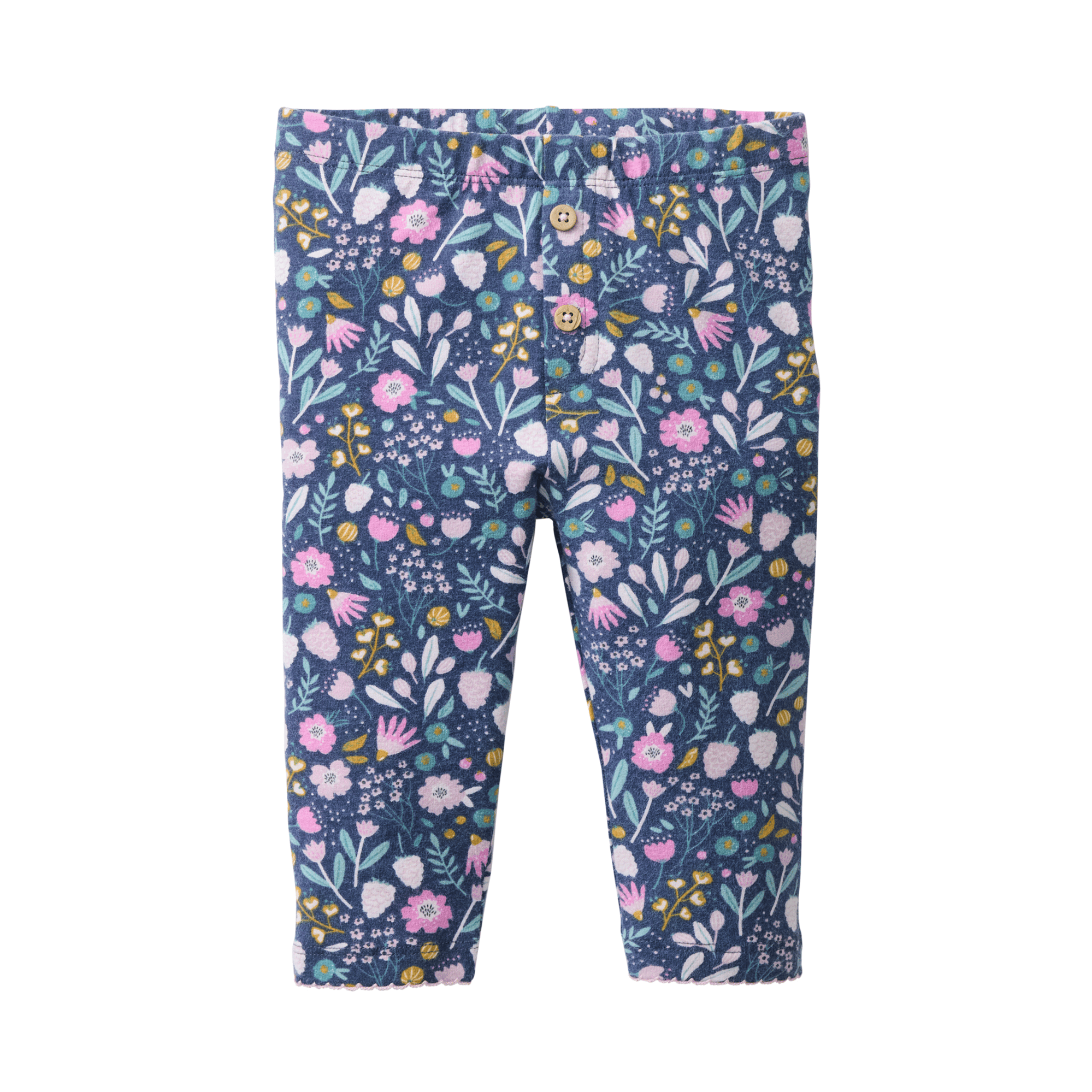 Leggings Herbstblüten People Wear Organic Blau M2000586838804 2