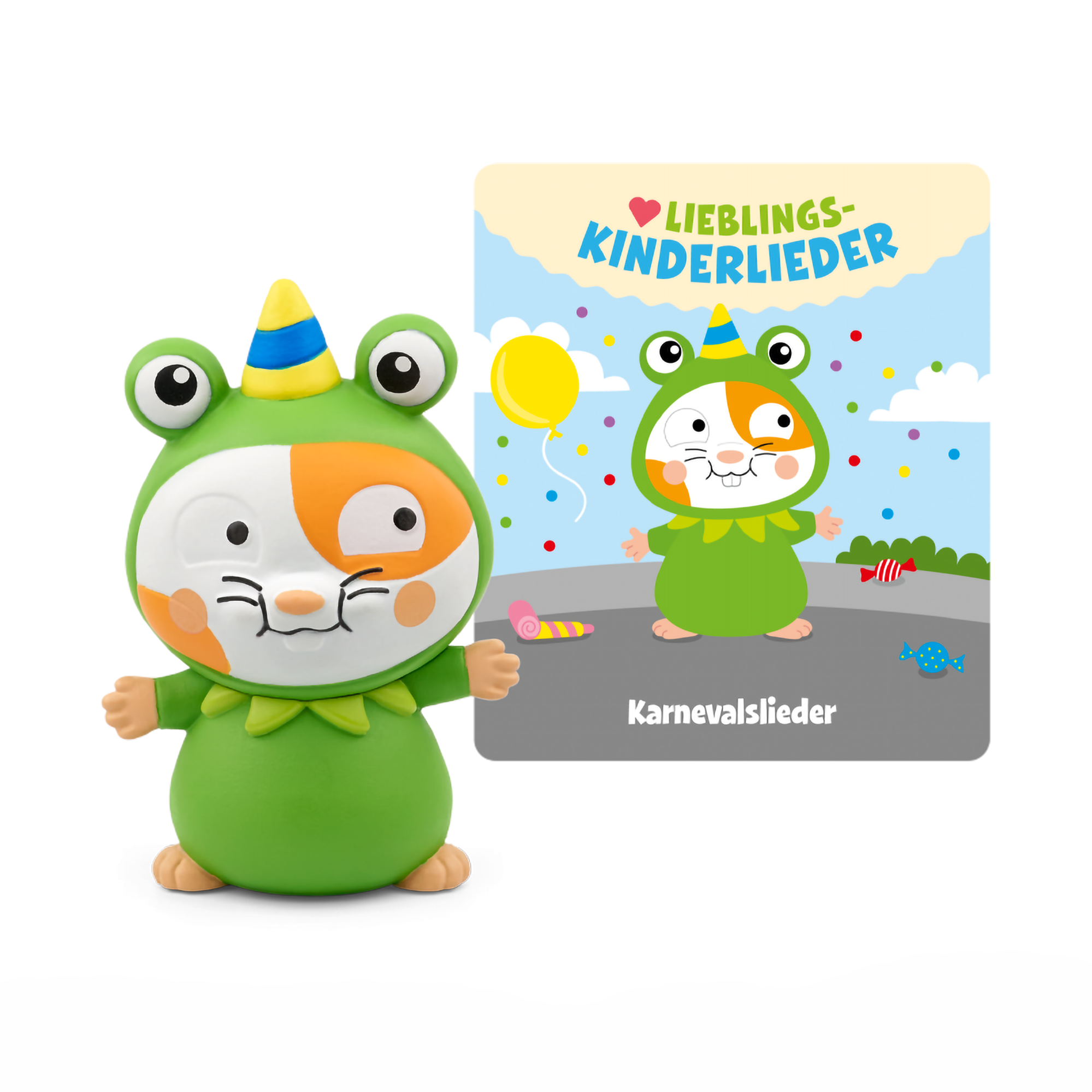 Lieblings-Kinderlieder – Karnevalslieder für Kinder tonies Grün 2000587512604 1