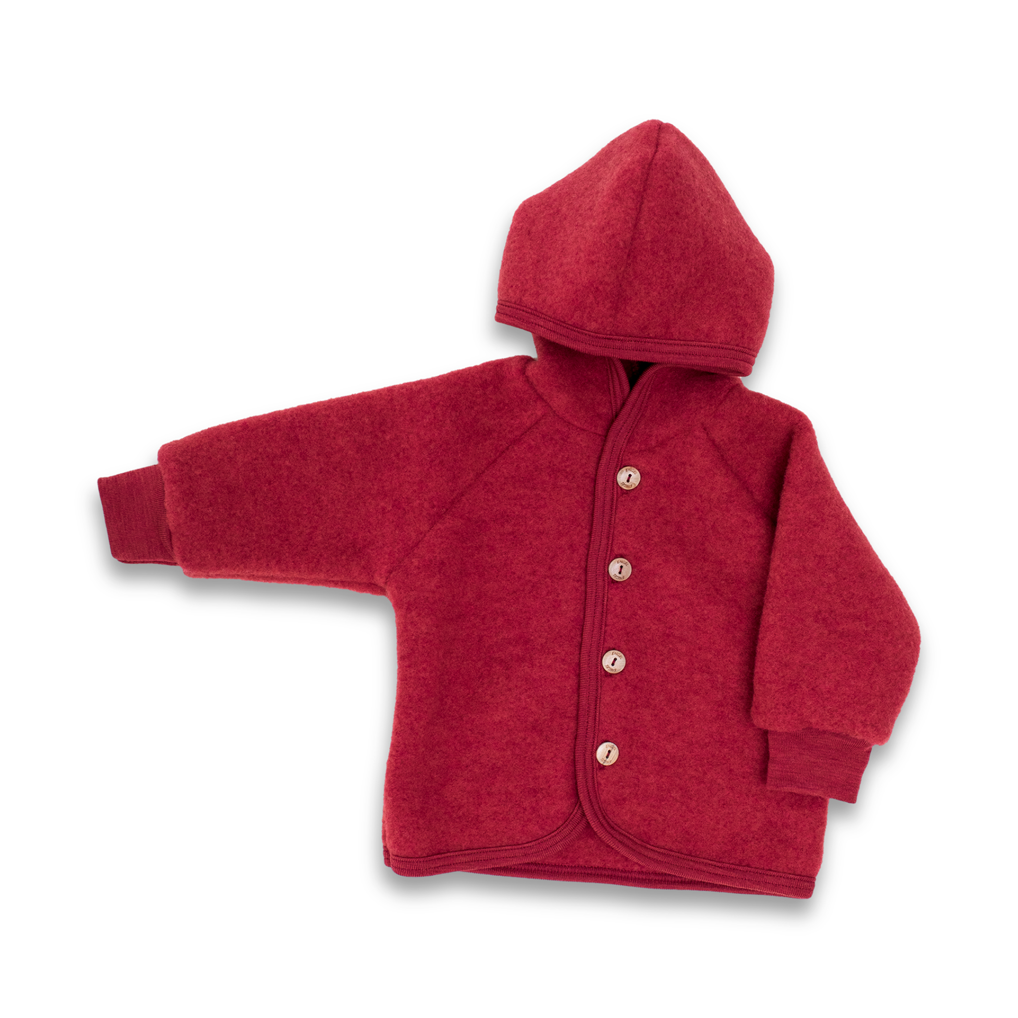 Baby Kapuzenjacke Jaspis ENGEL Rot M2000585681104 1