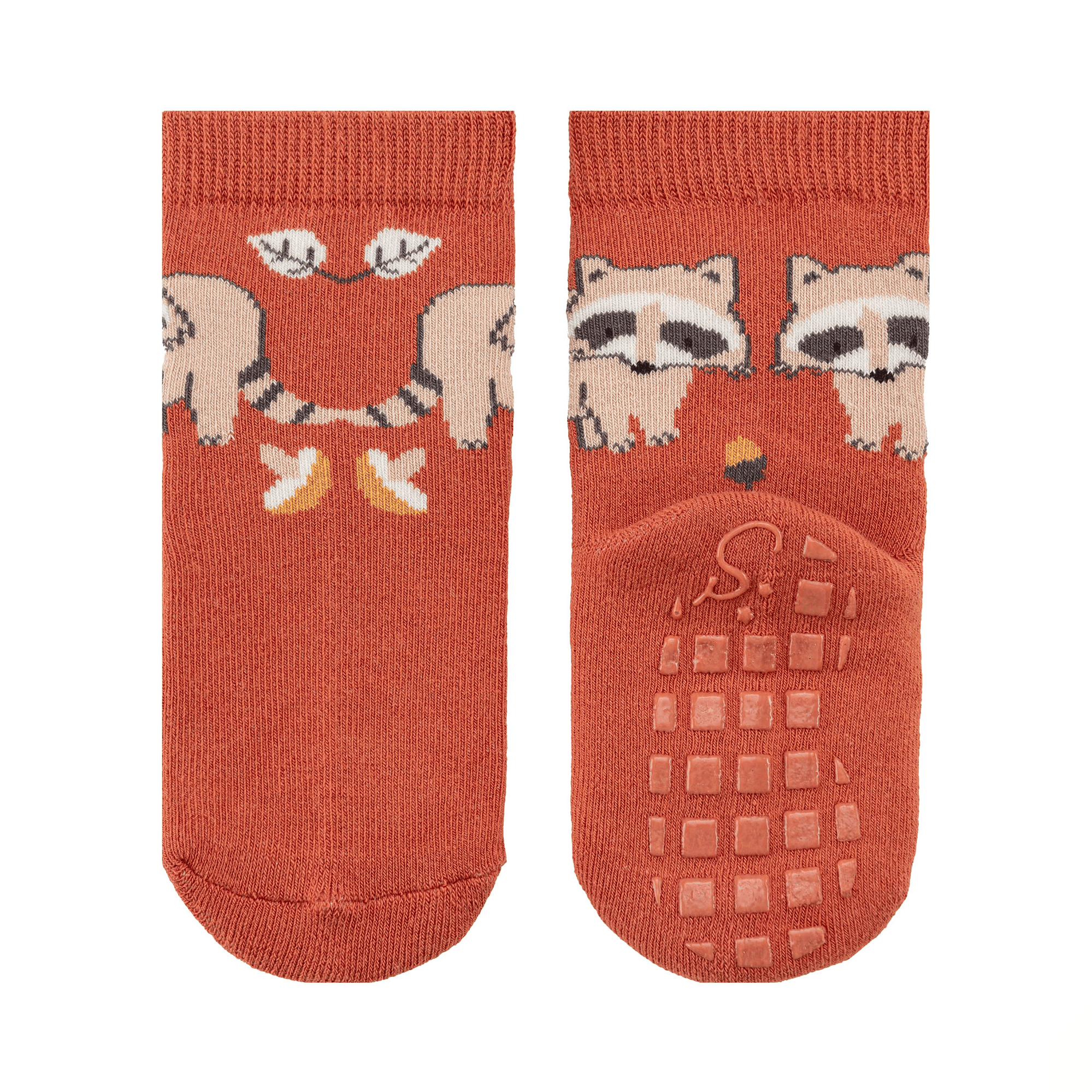 2er-Pack ABS Socken Waschbär Sterntaler Orange M2000587202307 2