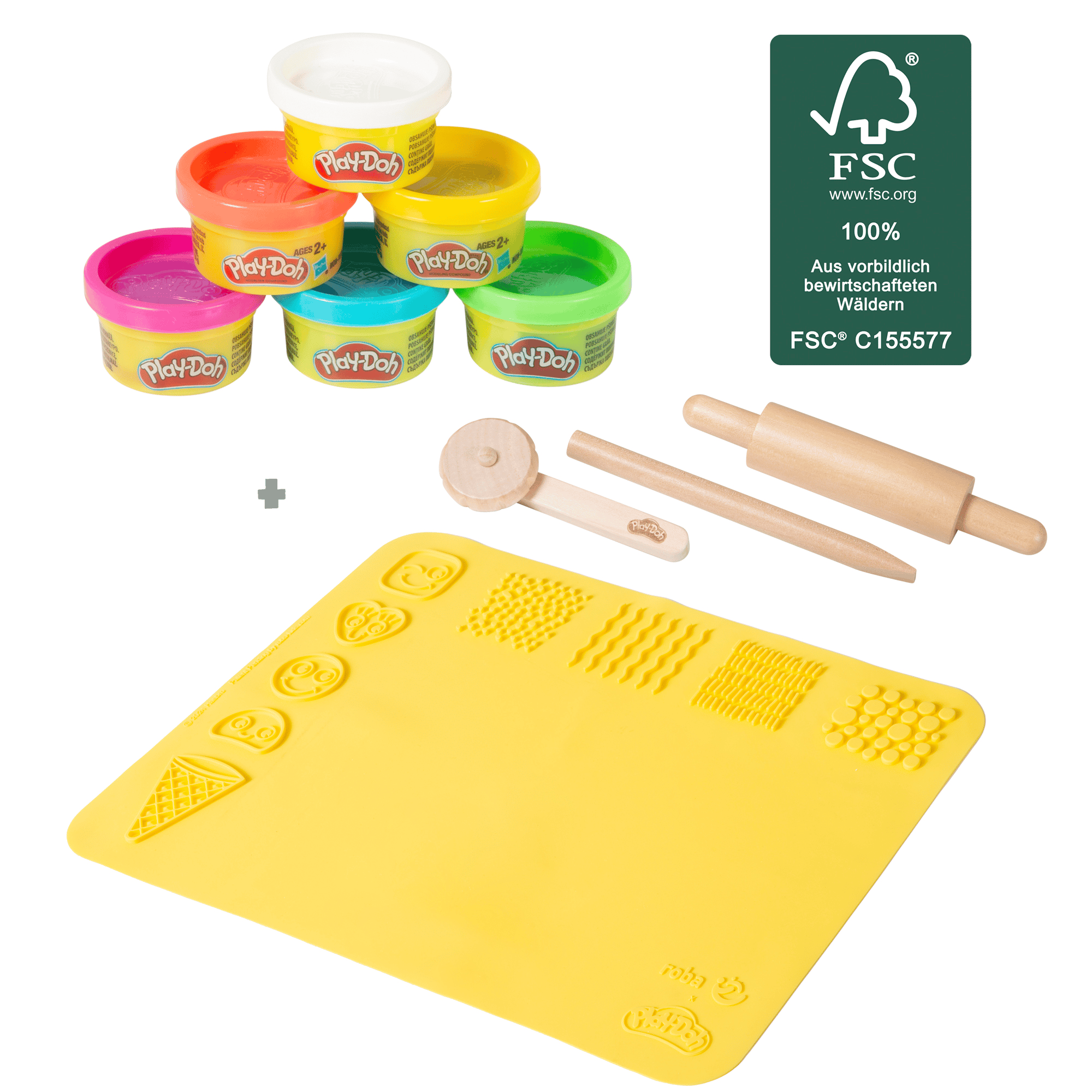 Spielset "roba x Play-Doh" Play-Doh Gelb 2000587346803 1