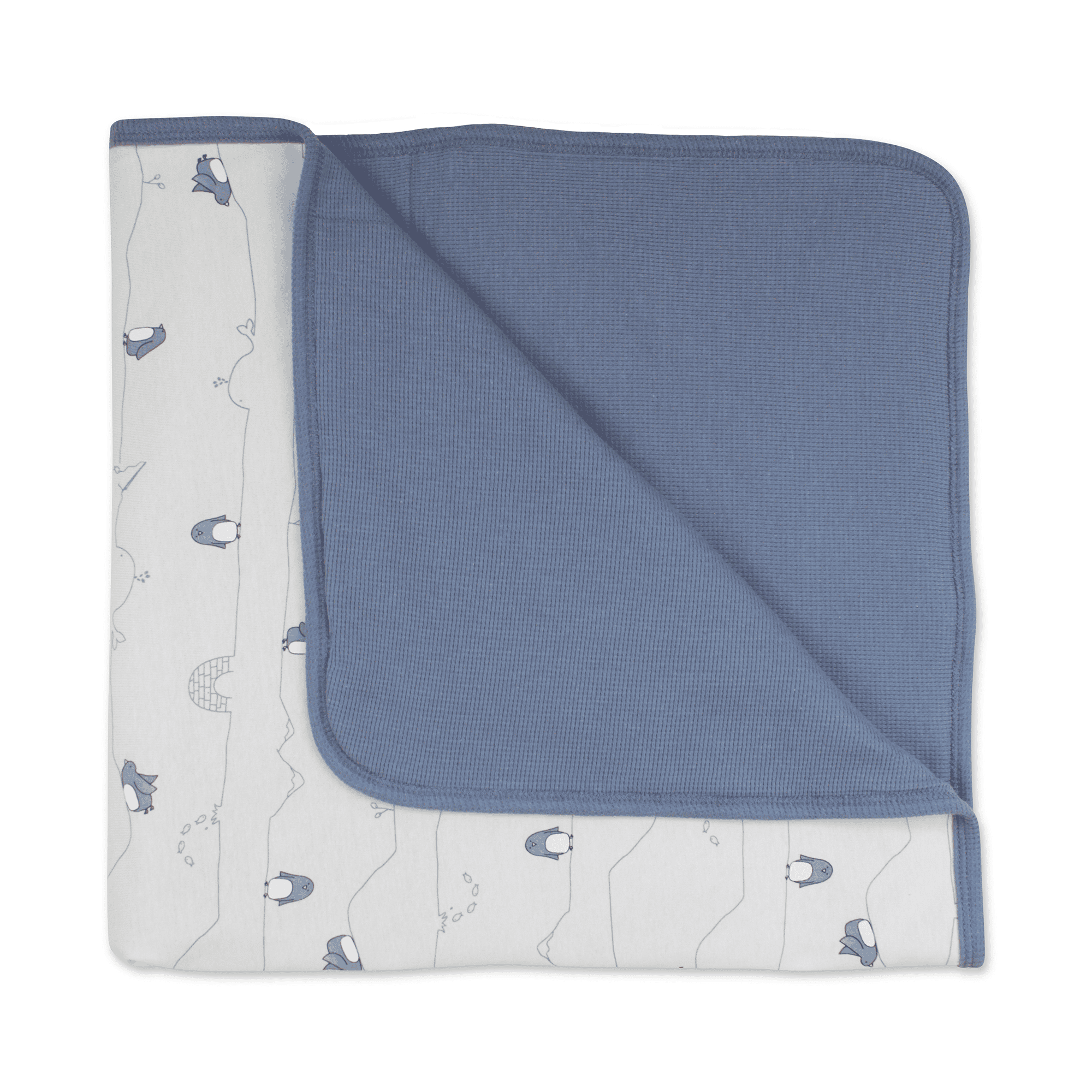 Kuscheldecke Pinguine LITTLE ONE Blau 2000587288004 1