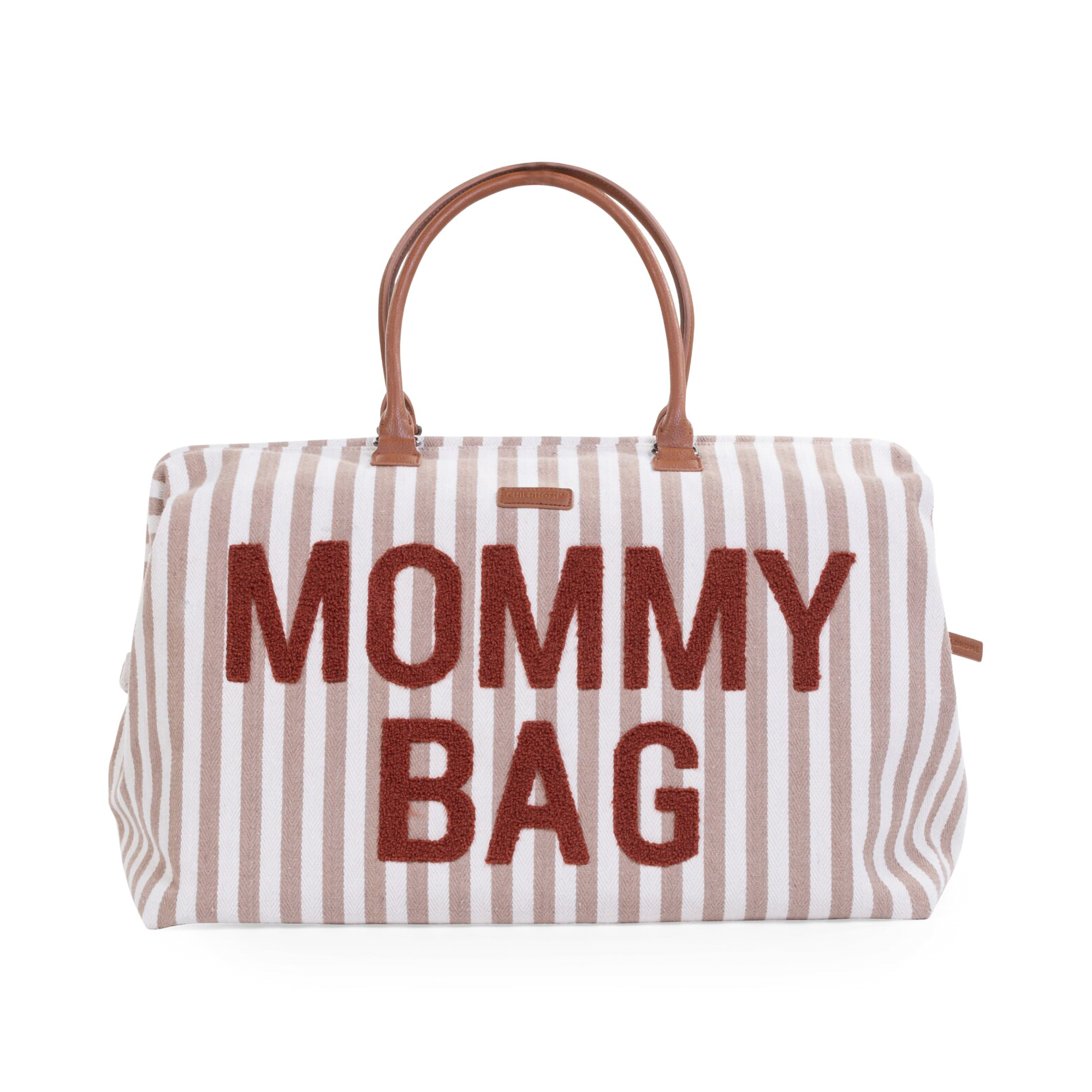 Mommy Bag® Wickeltasche Nude gestreift CHILDHOME Beige 2000584498345 1