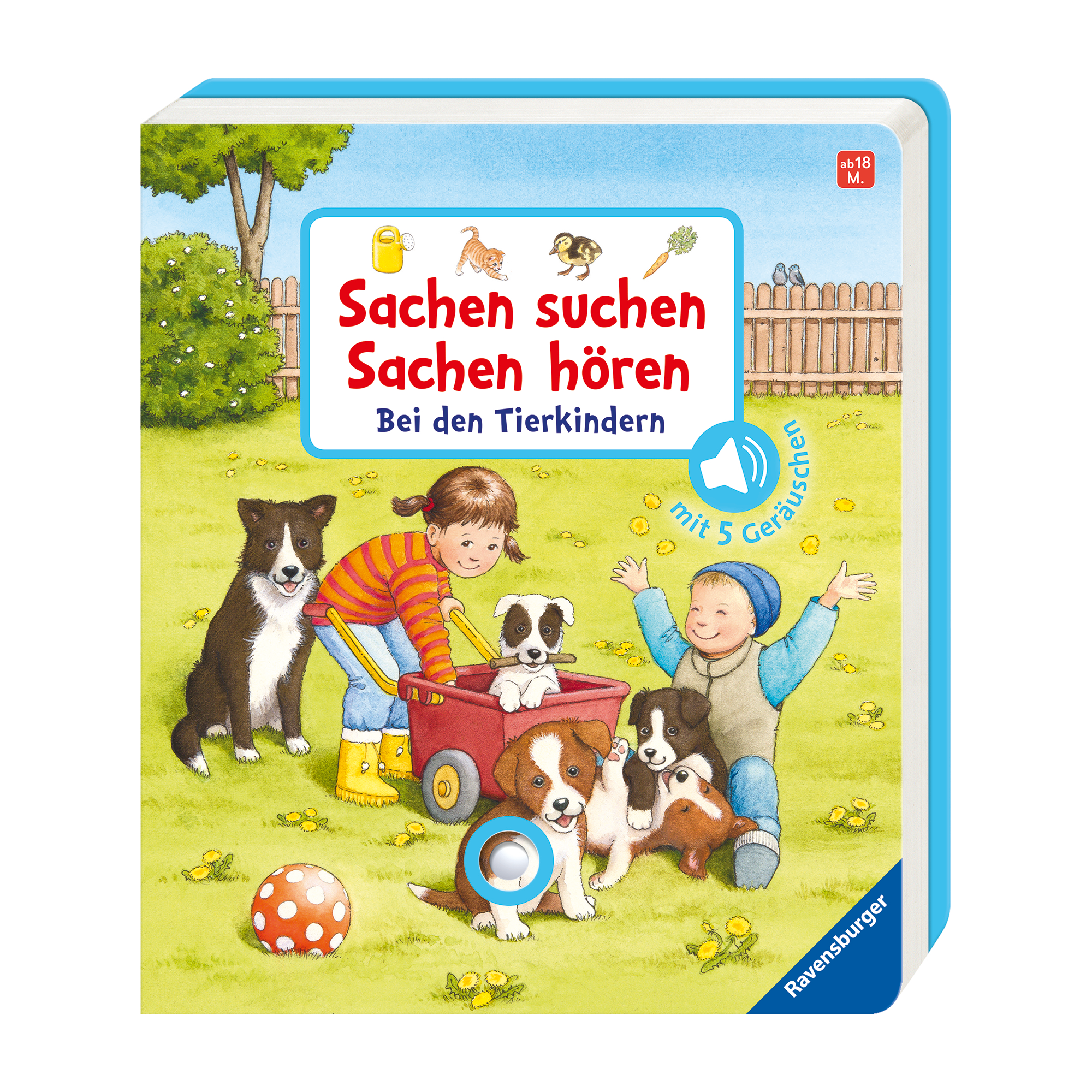 Sachen suchen, Sachen hören: Bei den Tierkindern Ravensburger mehrfarbig 2000579935107 1