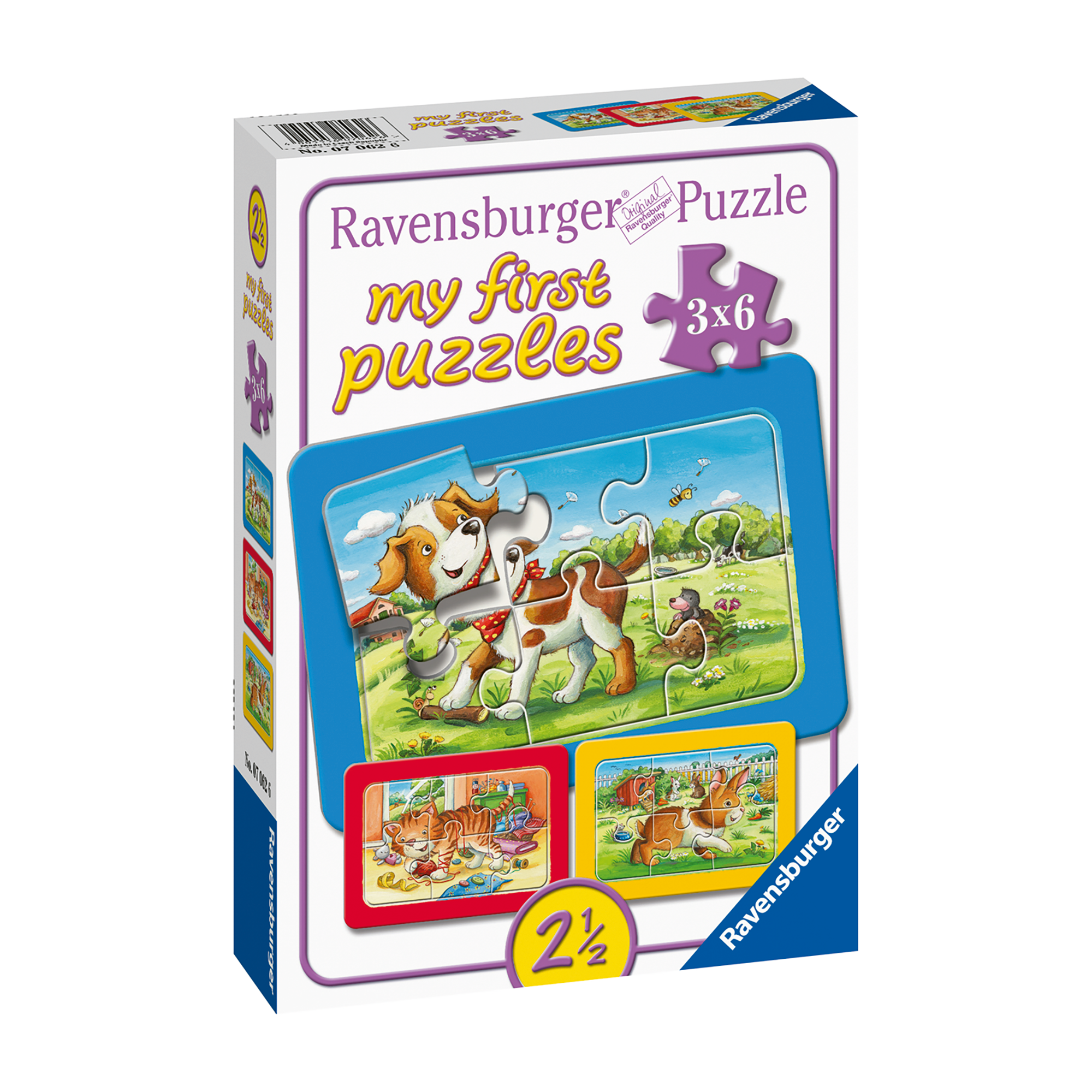 Rahmenpuzzle Meine Tierfreunde Ravensburger Mehrfarbig 2000585175108 1