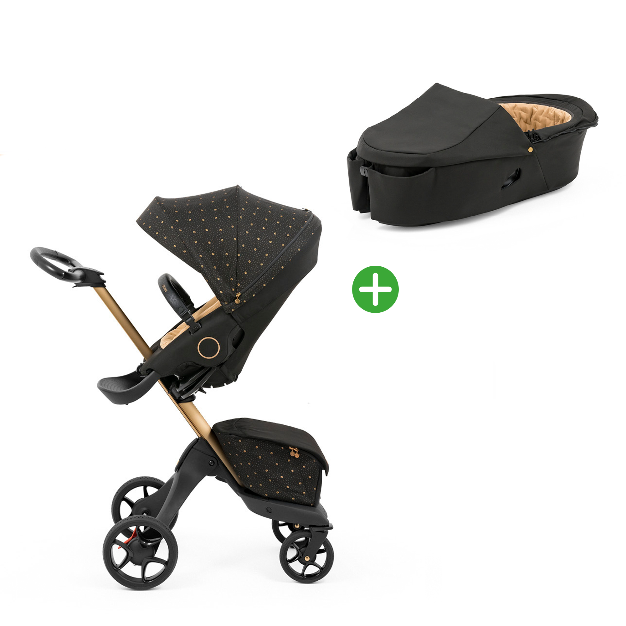 Set Xplory® X Signature Black mit Babywanne STOKKE Schwarz 9000000000516 1