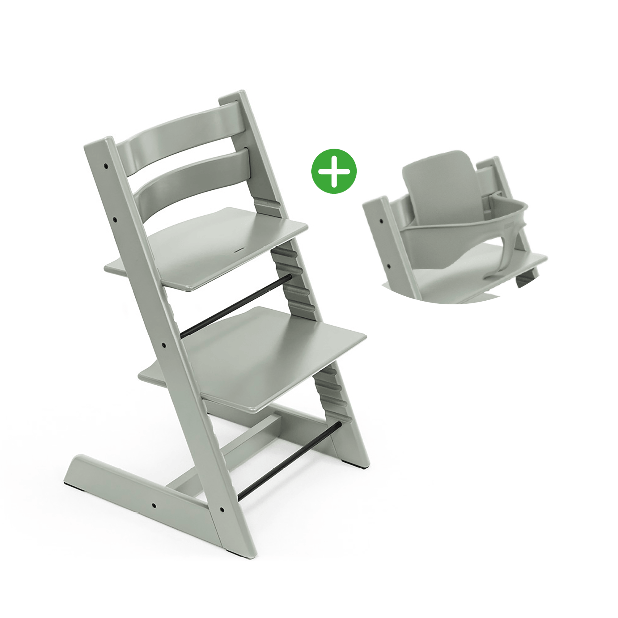 Set Tripp Trapp® Glacier Green mit Baby Set STOKKE Grün 9000000000487 1