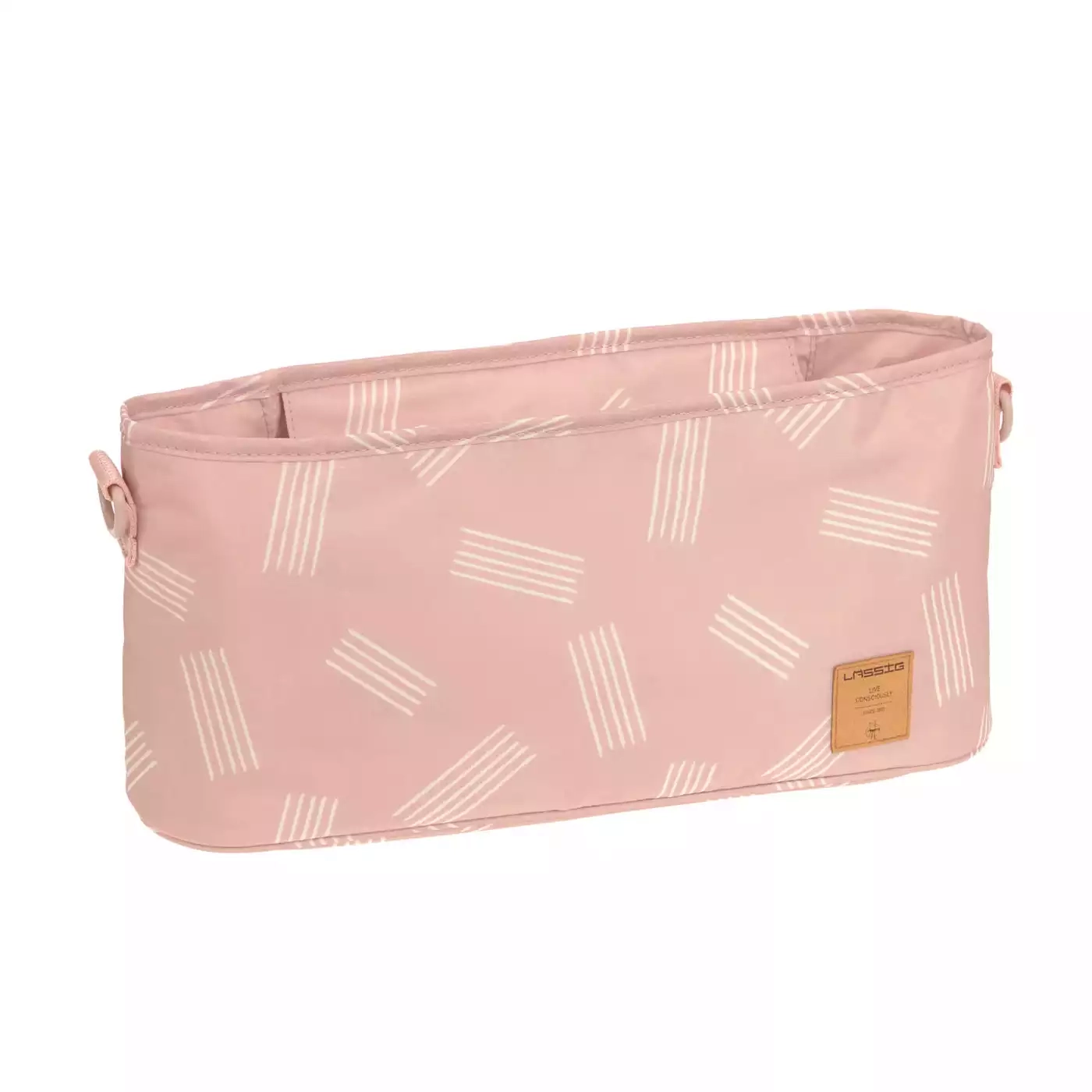 Kinderwagen Organizer Soft Stripes Rose LÄSSIG Pink Rosa 2000569747031 1