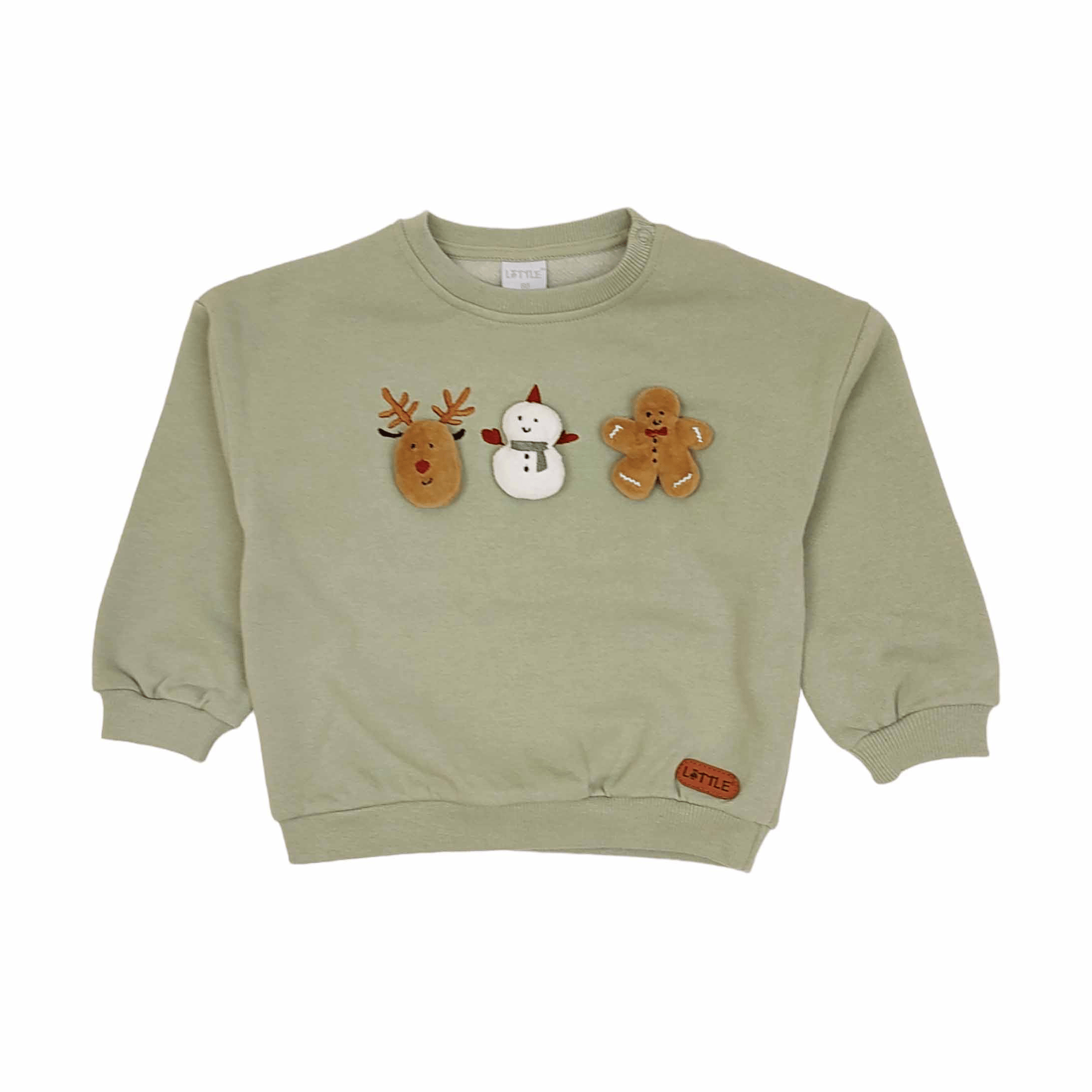 Sweatshirt Weihnachten LITTLE Grün Grün M2000587017208 1