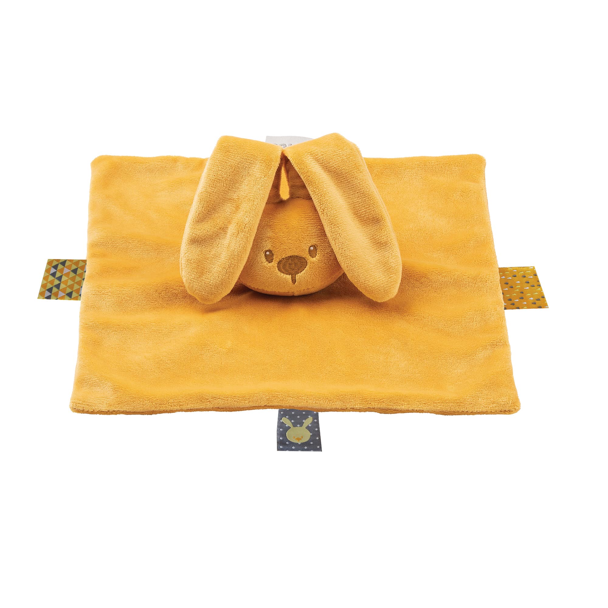 Schnuffeltuch Doudou Kaninchen Lapidou Yellow Nattou Gelb 2000573514599 1