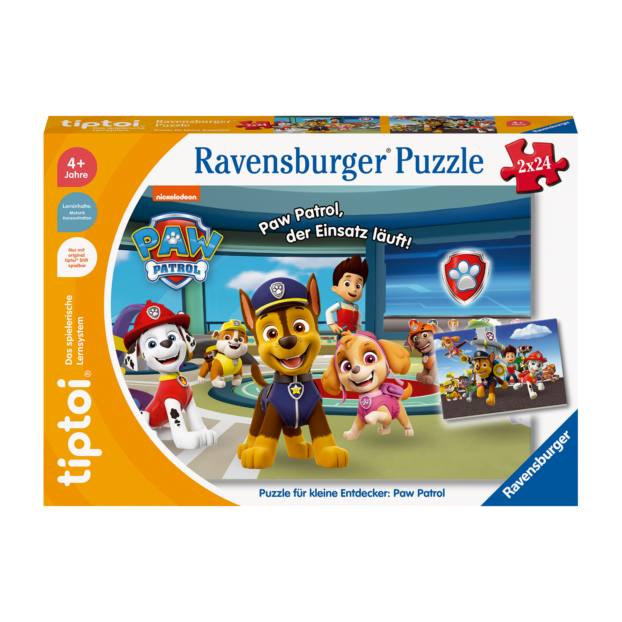 Kinderpuzzle tiptoi® Paw Patrol Ravensburger mehrfarbig 2000582961605 2