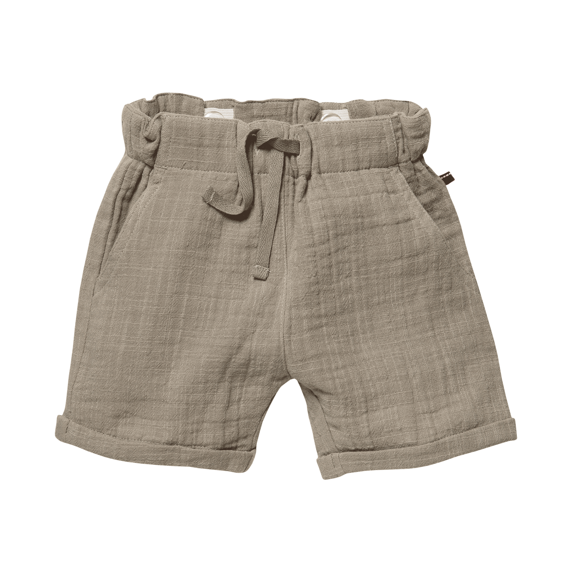 Musselin-Shorts People Wear Organic Oliv M2000586019104 1