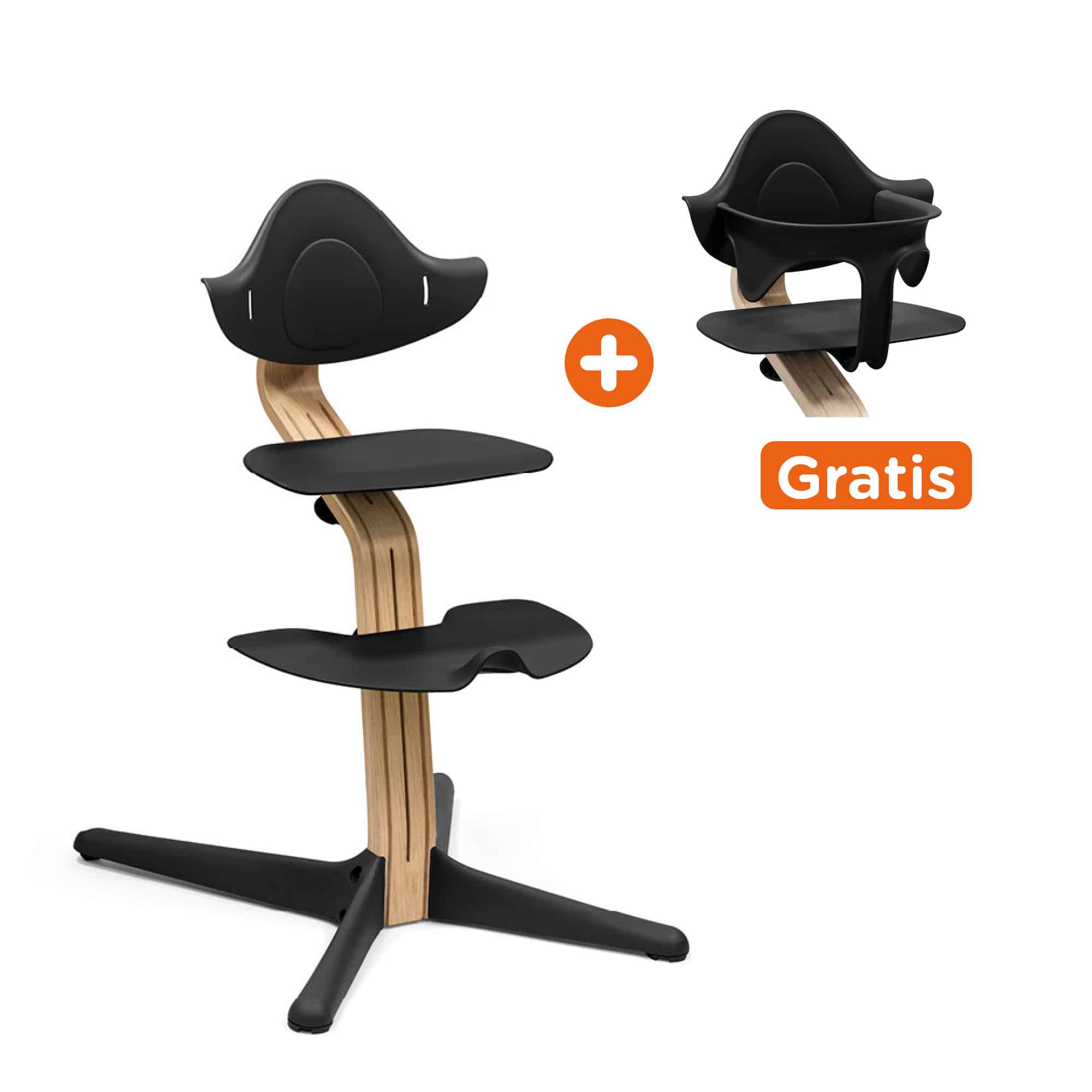 Nomi® Hochstuhl Oak Black STOKKE Schwarz 2000584227105 1