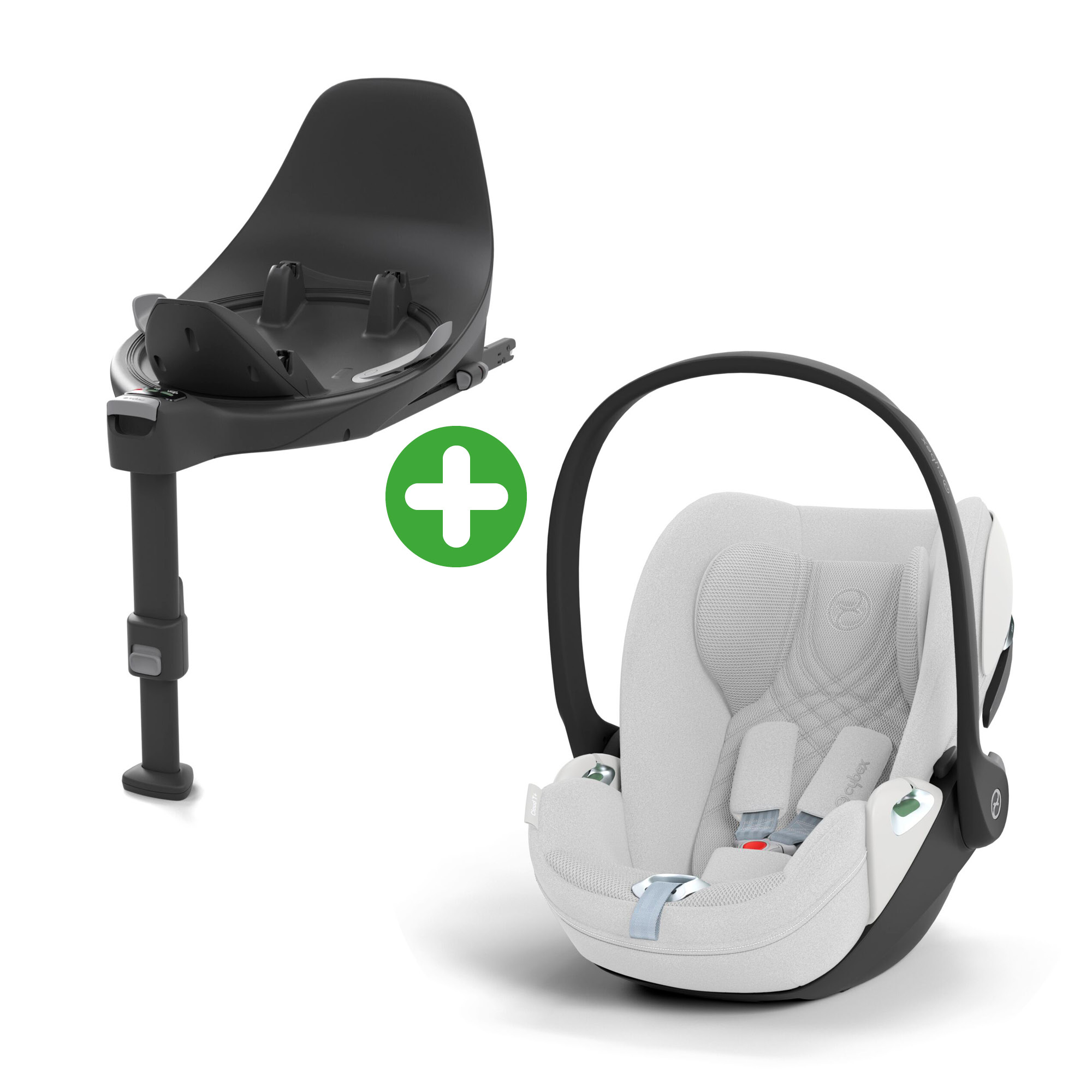 Set Cloud T i-Size Plus Platinum White mit Base T Black cybex PLATINUM Weiß 9000000000752 1