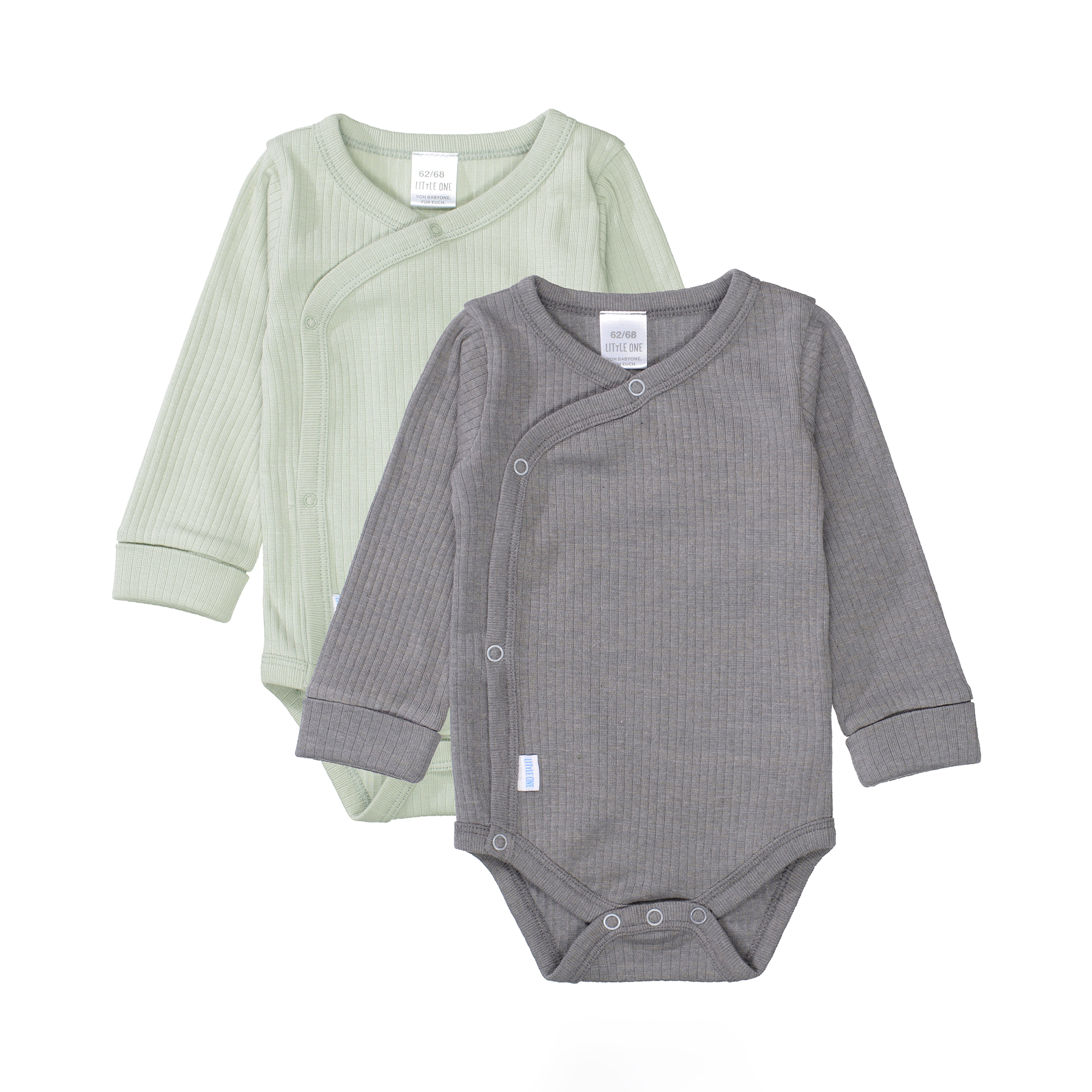 2er-Set Wickelbodys LITTLE ONE Grau M2000587367501 1