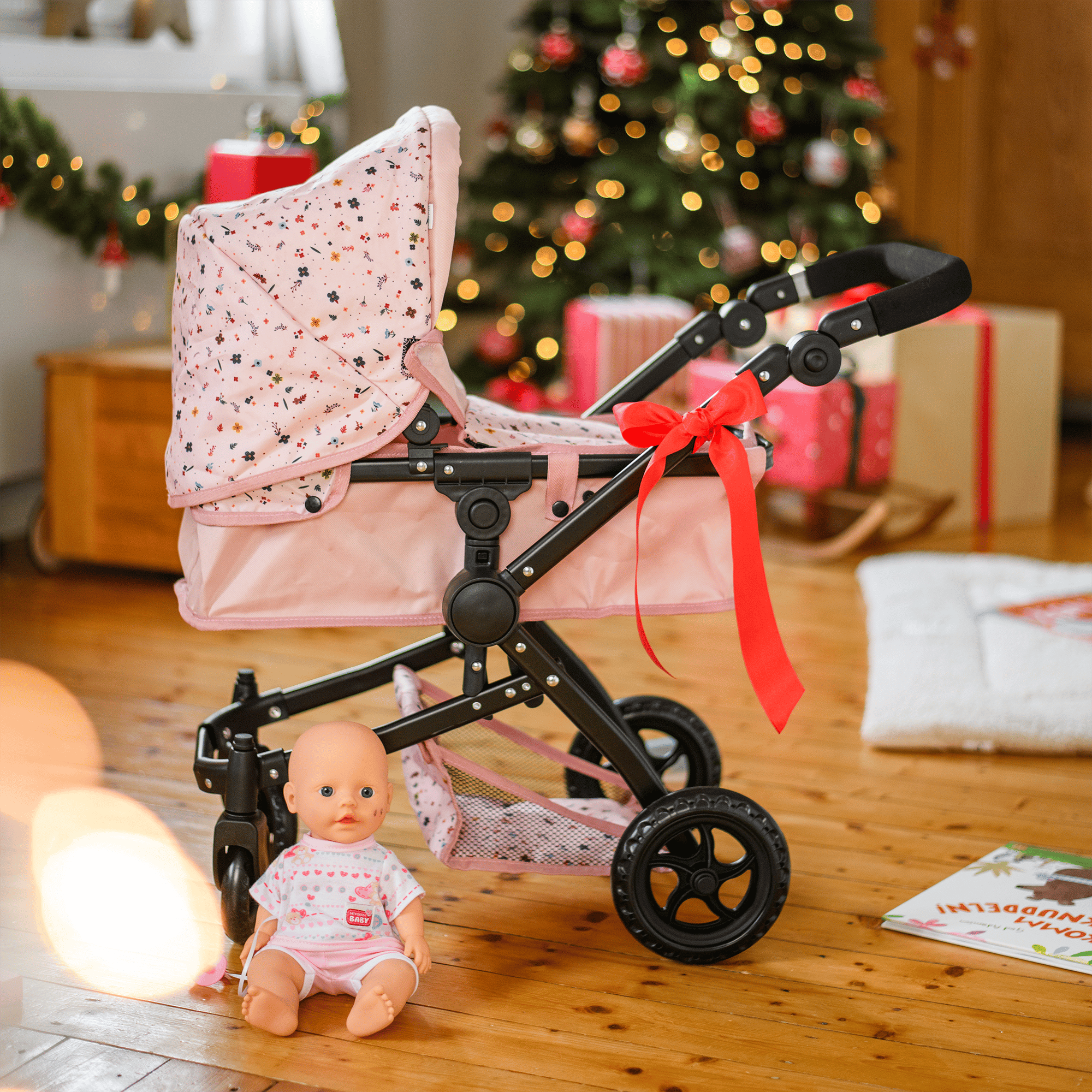 Puppenwagen LITTLE ONE Rosa 2000586127304 2