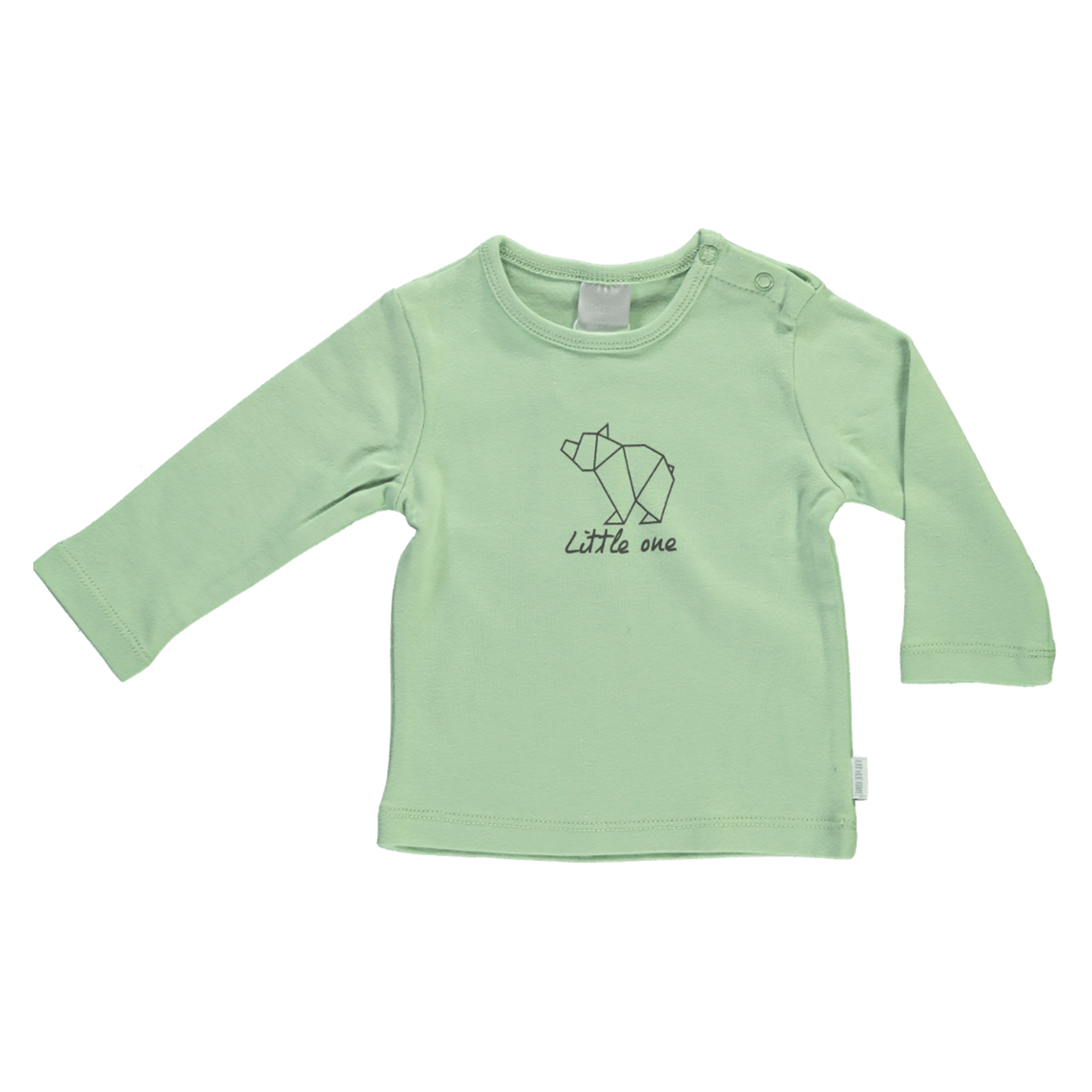 Langarmshirt Bär LITTLE ONE Grün M2000585291501 1