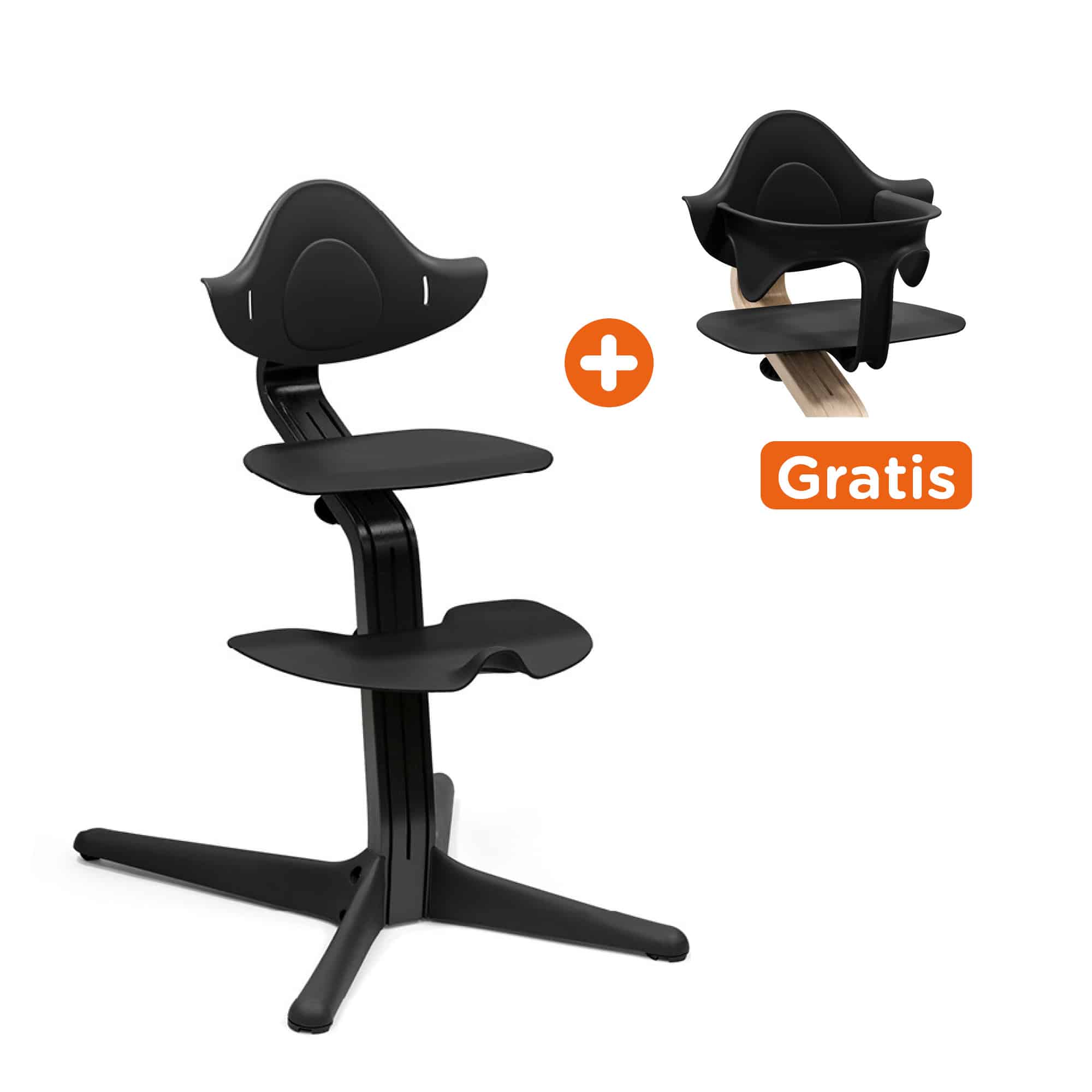 Nomi® Hochstuhl Black STOKKE Schwarz 2000584226009 1