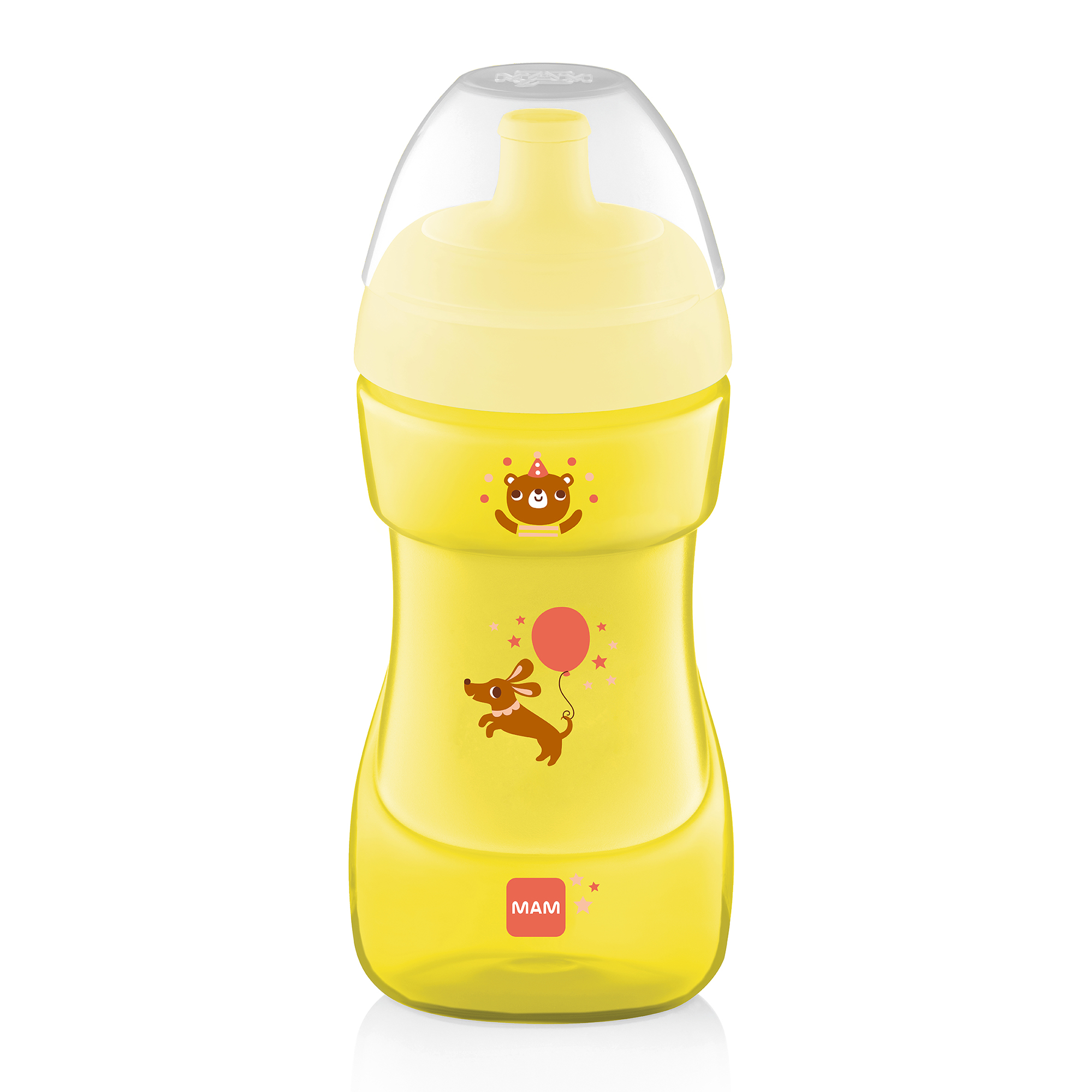 Sports Cup Hund 330ml MAM Gelb 2000583750505 1