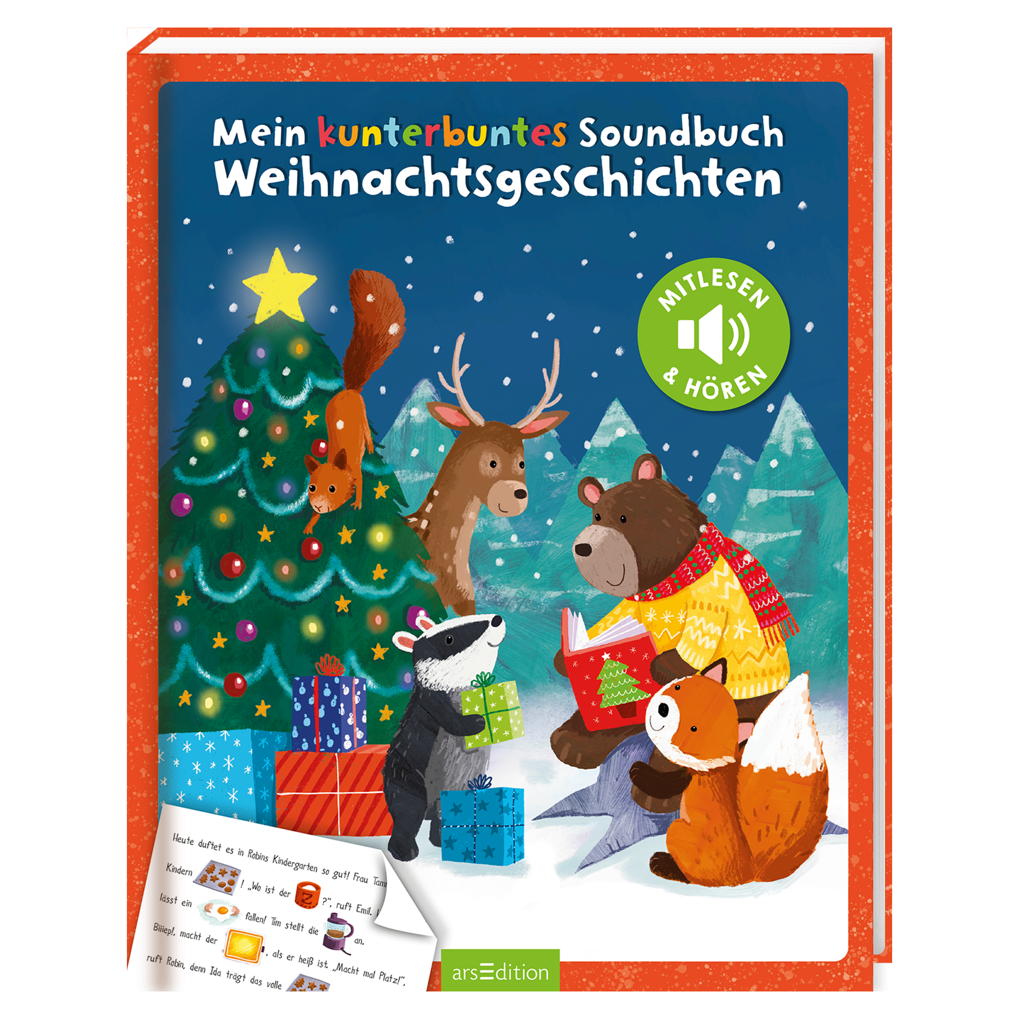 Mein kunterbuntes Soundbuch - Weihnachtsgeschichten arsEdition Mehrfarbig 2000583797203 1