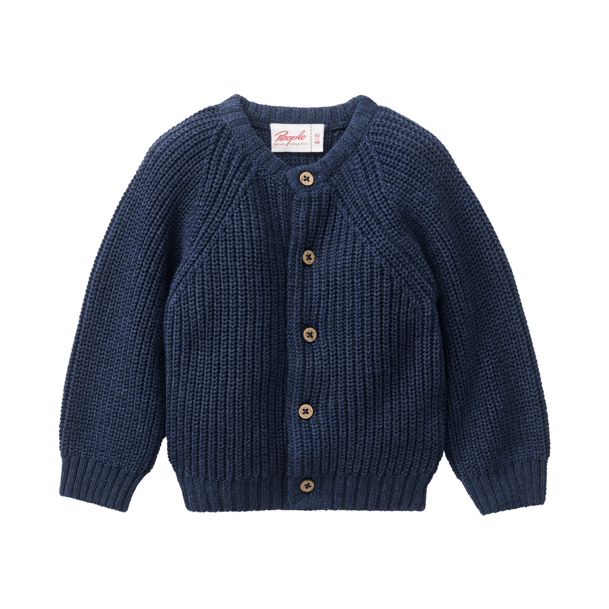 Strickjacke People Wear Organic Blau M2000586838309 1