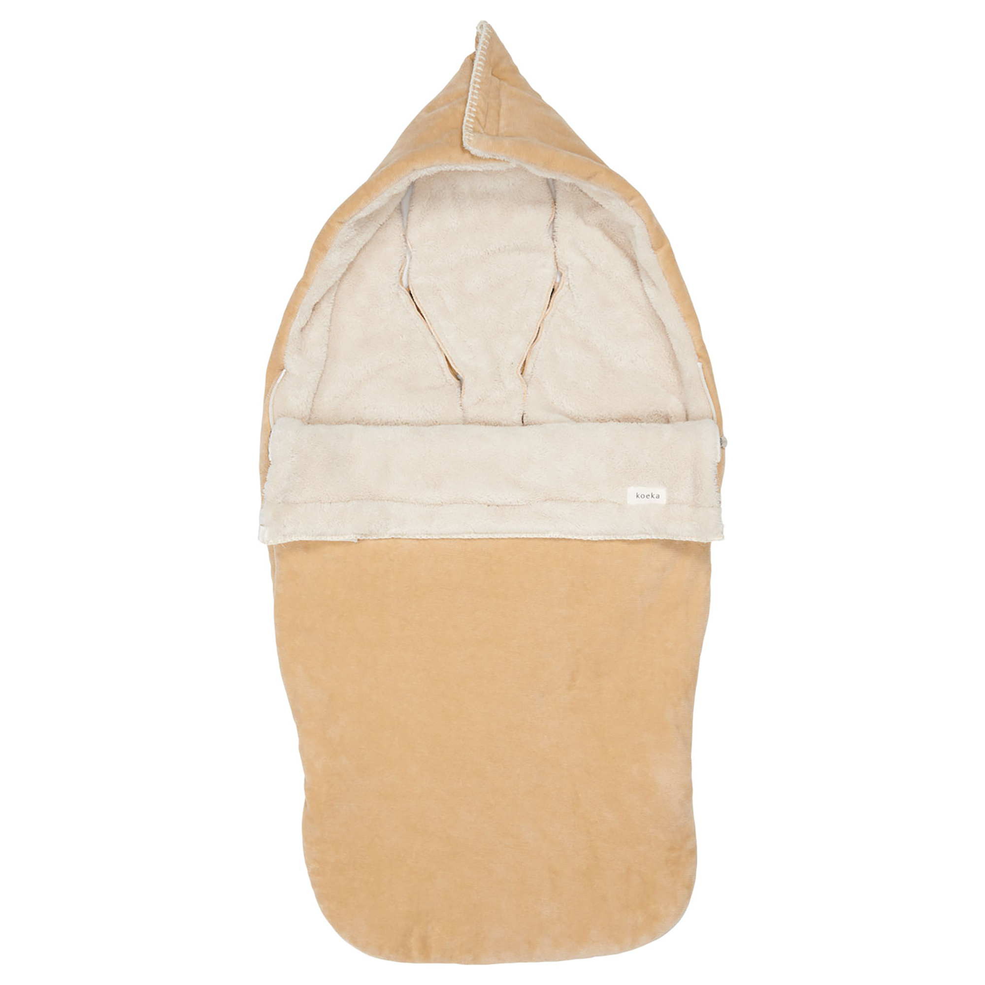 Fußsack Plüsch Oddi Grain koeka Beige 2000583732808 1