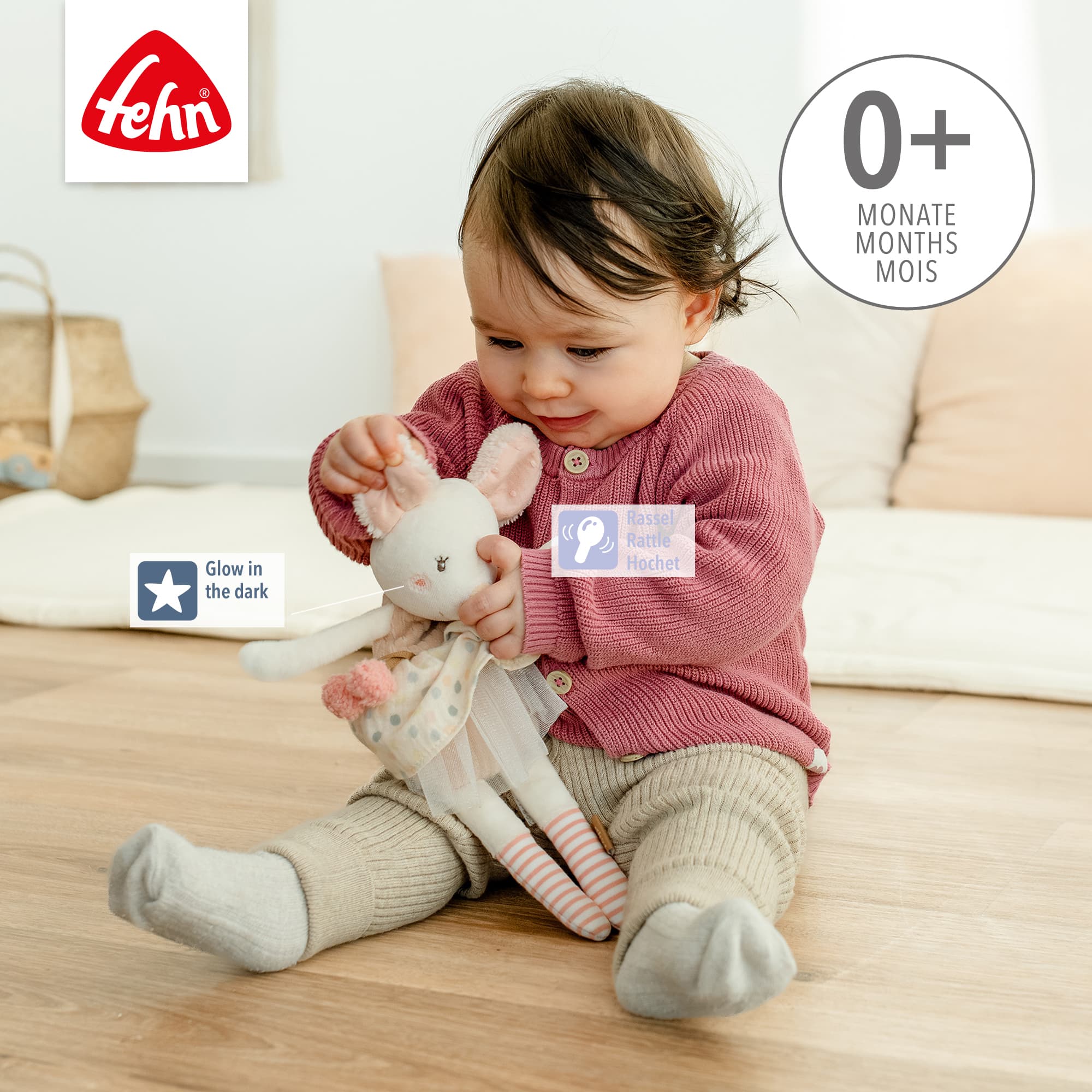 Bean Bag Maus fehn Beige 2000587075505 2