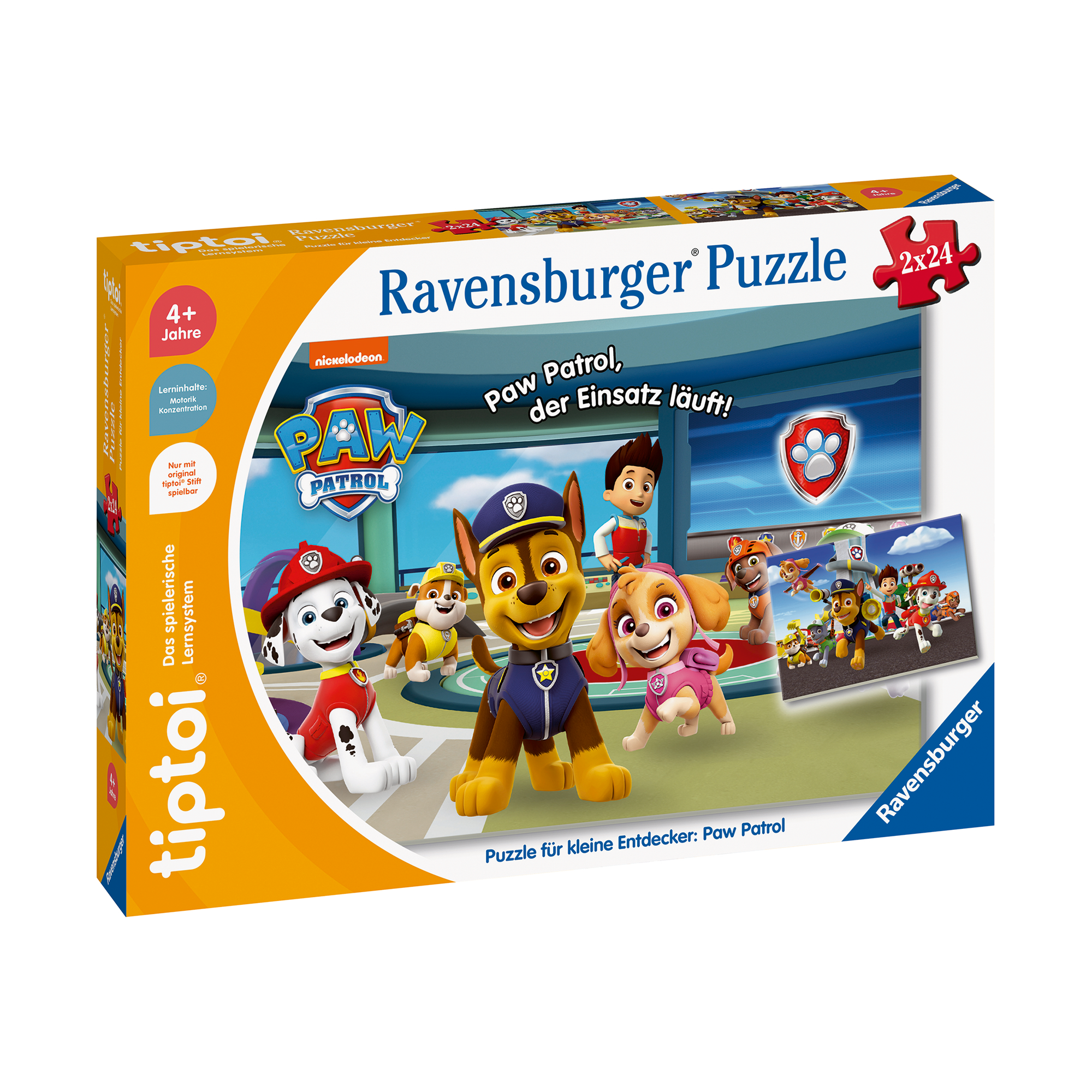 Kinderpuzzle tiptoi® Paw Patrol Ravensburger mehrfarbig 2000582961605 1