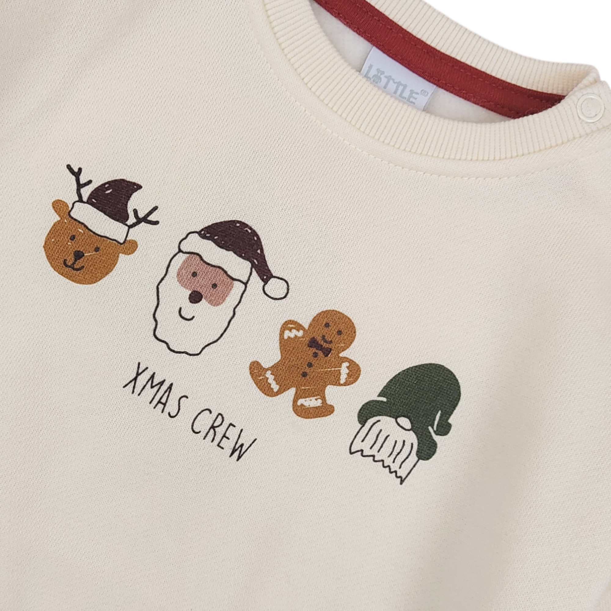 Sweatshirt XMAS CREW LITTLE Weiß M2000585131302 2