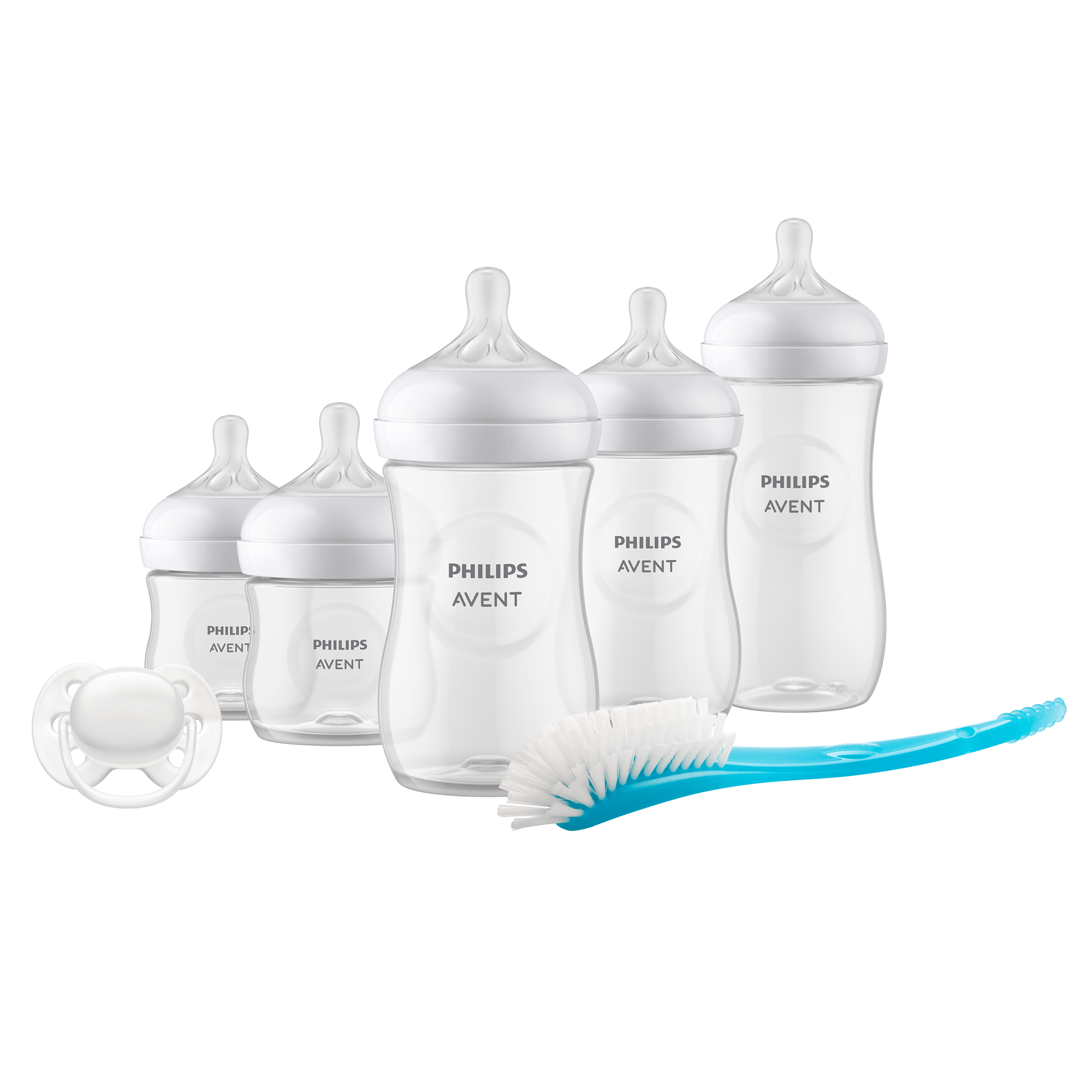 PHILIPS AVENT Flaschen-Starter-Set Natural BabyOne Winterschlussverkauf 2024 | Response | SCD838/12 Transparent 