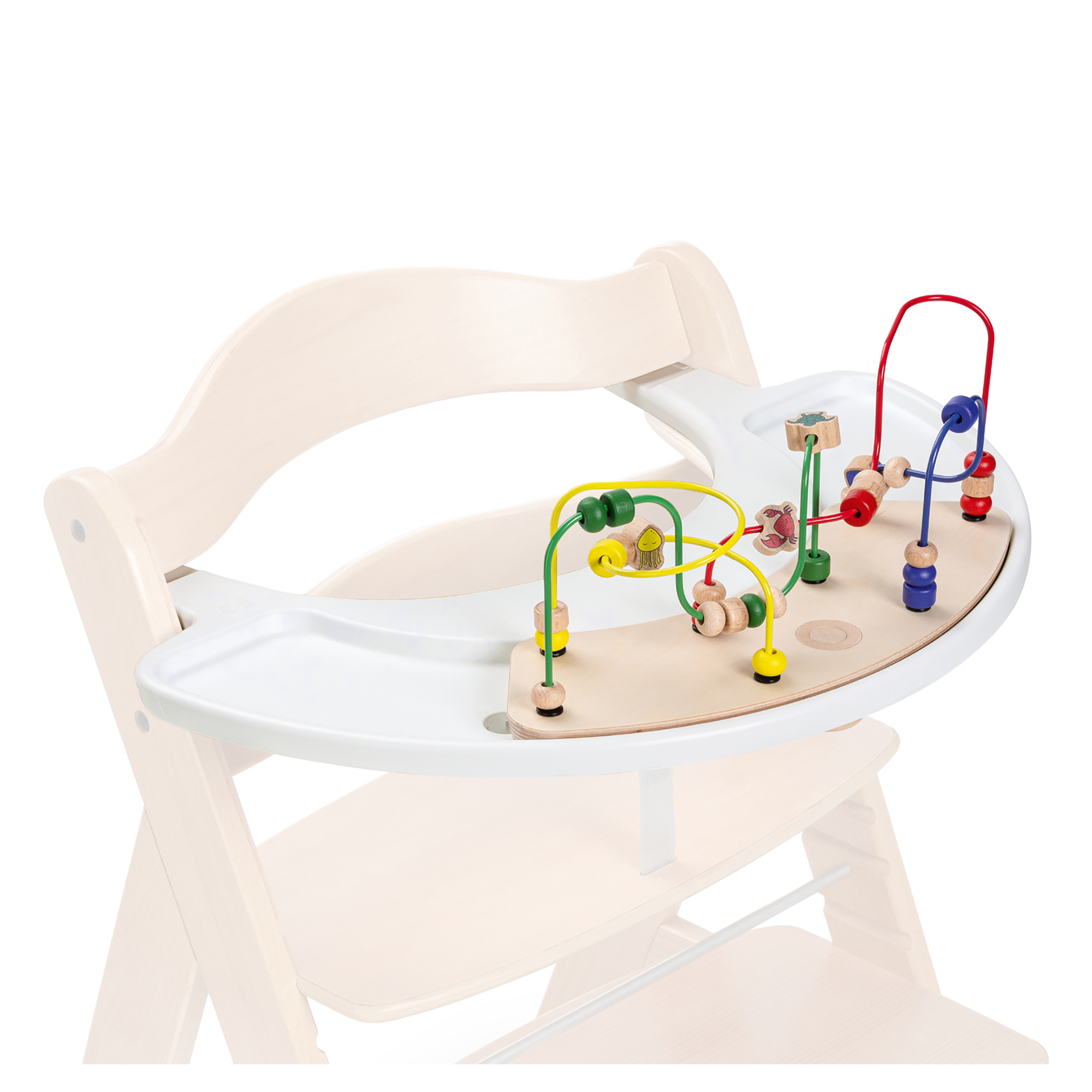 inkl. | Alpha Mehrfarbig Animals Water hauck | Set BabyOne Play Tray White Play Moving