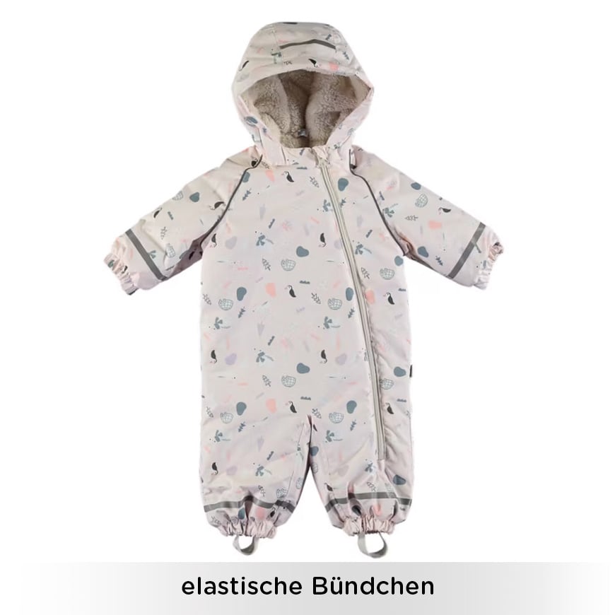 Schneeoverall Wintertiere LITTLE ONE Rosa M2000587055507 1