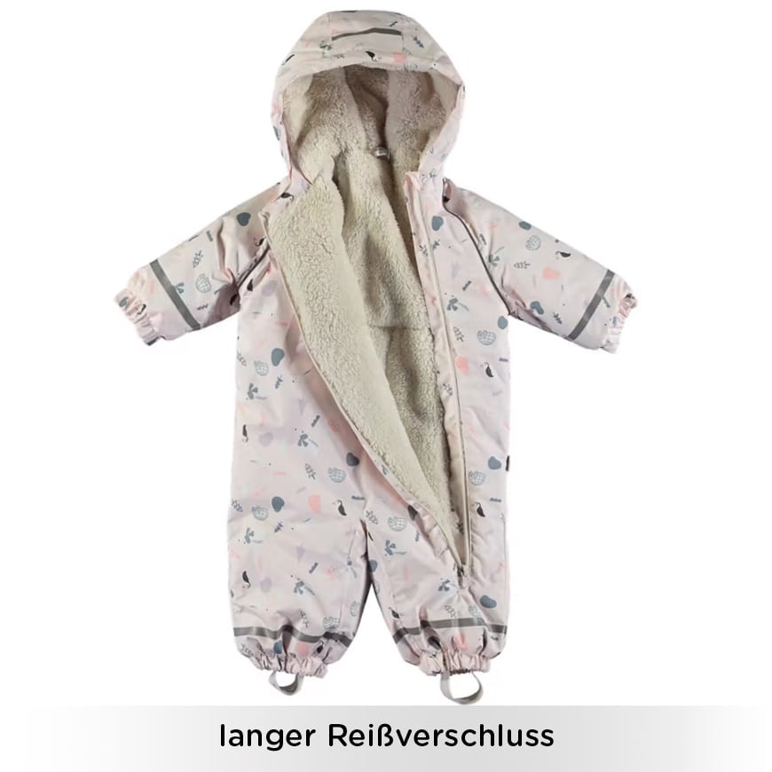 Schneeoverall Wintertiere LITTLE ONE Rosa M2000587055507 2